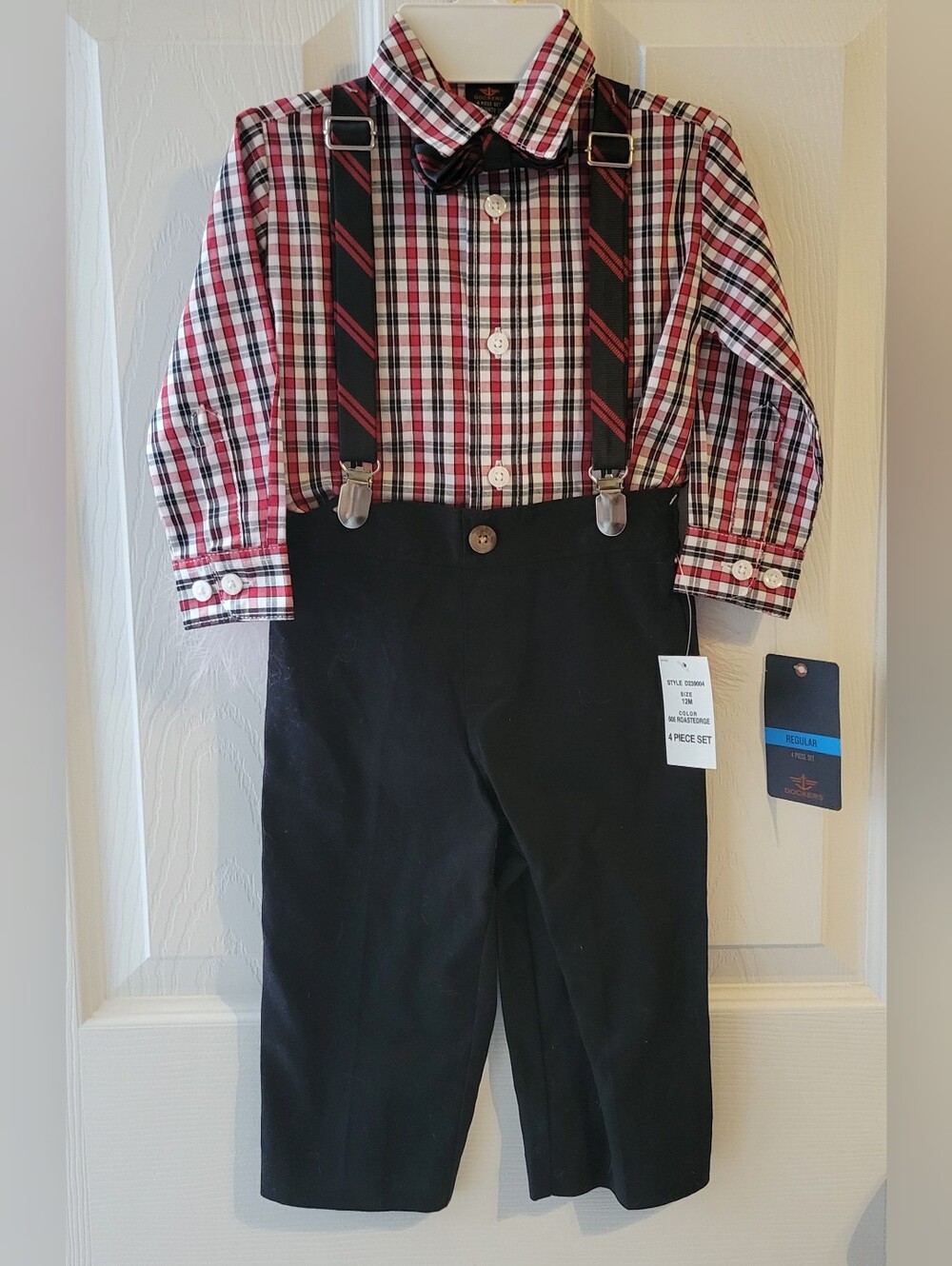 Two Dockers 4 Piece Suit Sets Size 12 Months NWT